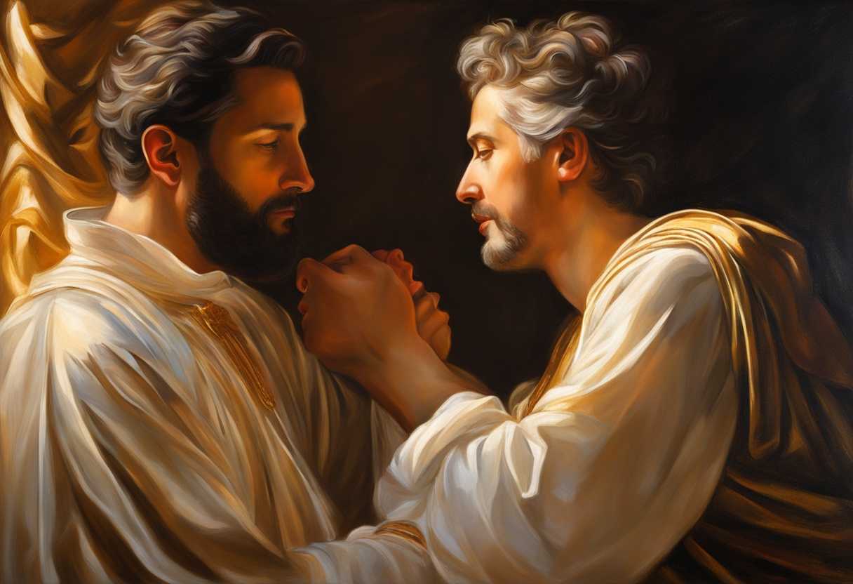 Father-and-son-share-a-proud-loving-moment-in-golden-light-exuding-admiration-and-protection_ynon