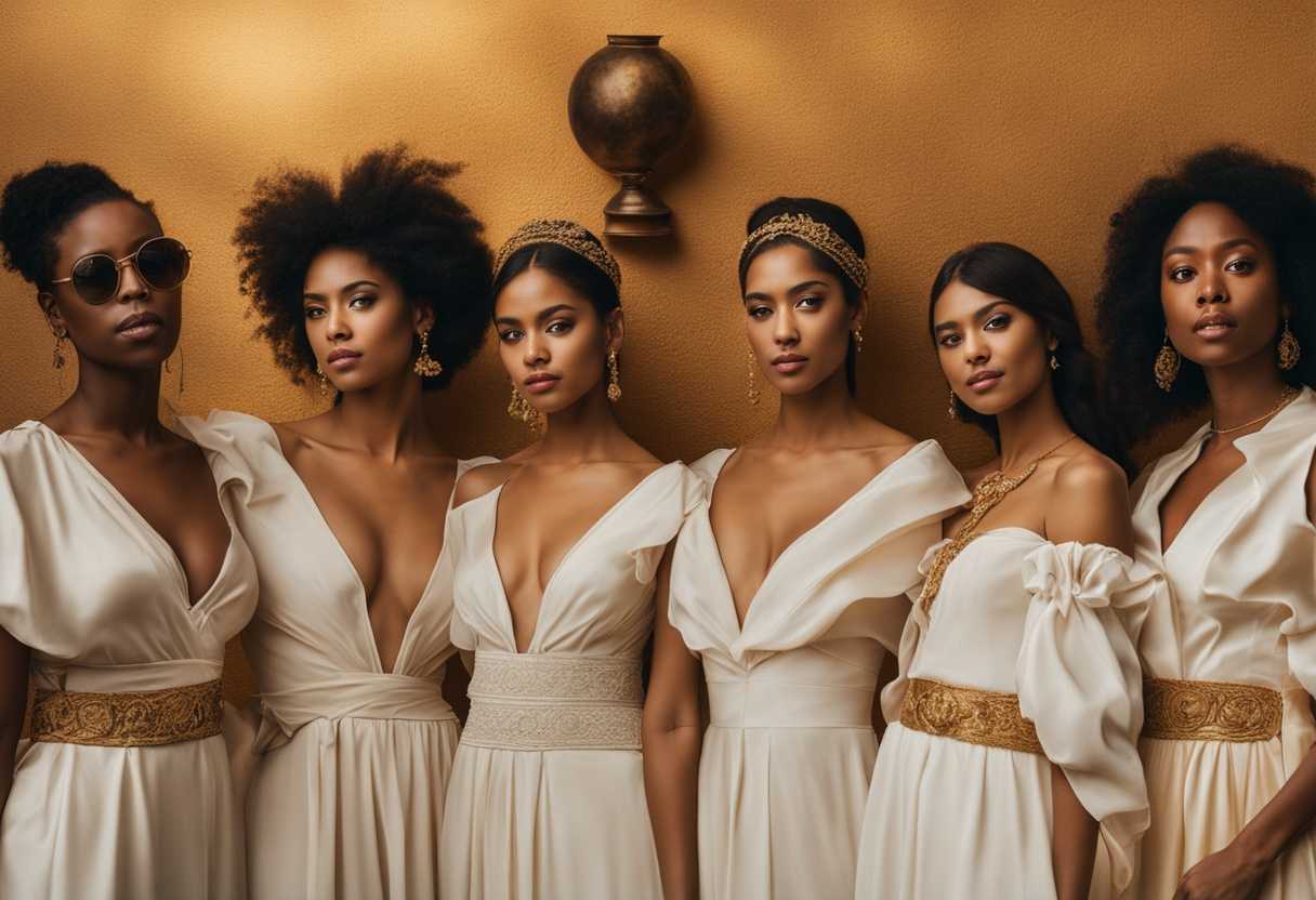 Diverse-group-in-traditional-attire-united-in-golden-sunset-embodying-cultural-authenticity-and-sh_eebh