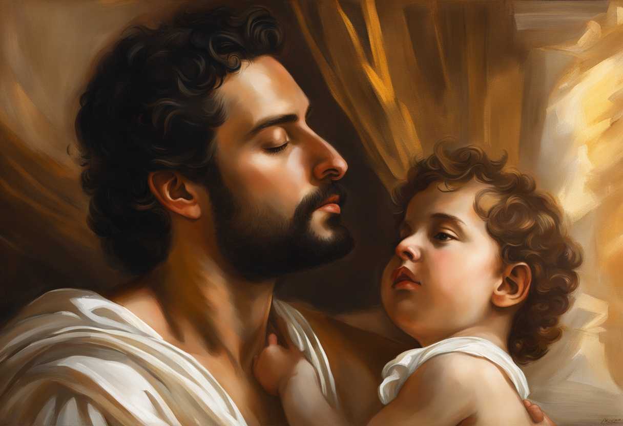A-father-and-son-share-a-tender-moment-in-the-warm-sunlight_qebk