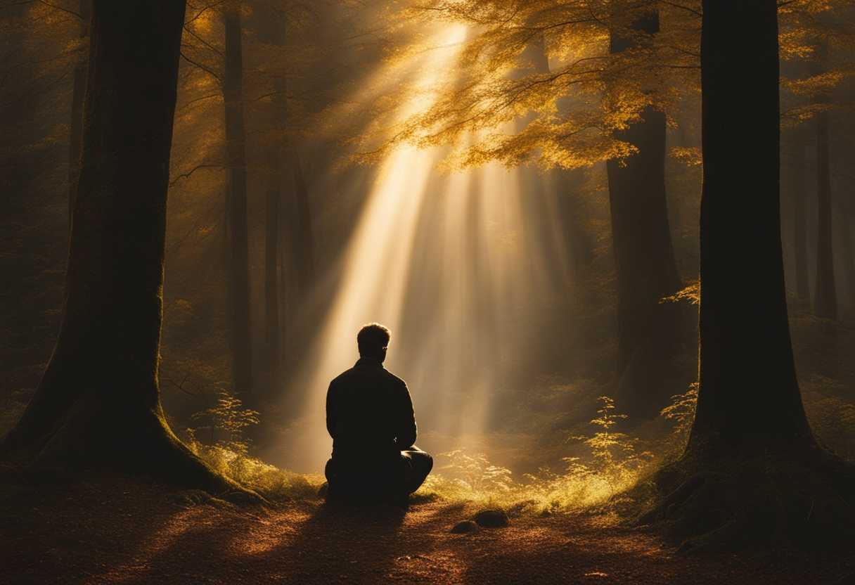 A-person-prays-in-a-serene-forest-bathed-in-golden-light-feeling-a-deep-connection_hpok