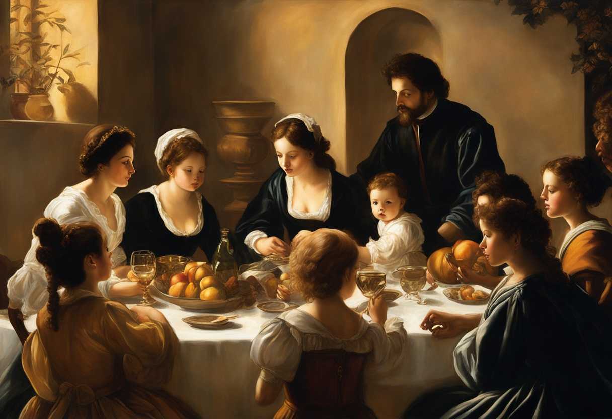 A-family-gathering-in-the-golden-sunlight-filled-with-adoration-and-bitterness_moph