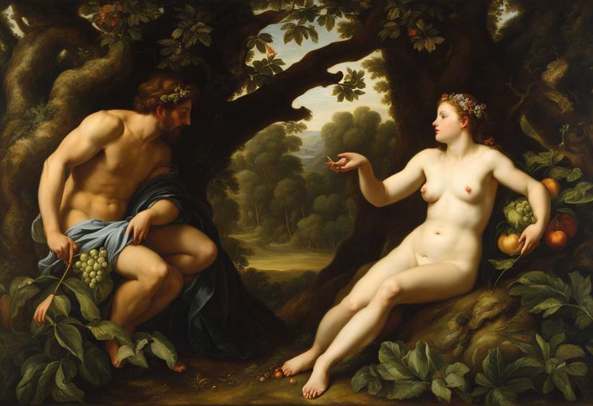 Adam-and-Eve-face-temptation-at-the-forbidden-tree-in-a-lush-garden_nxrg