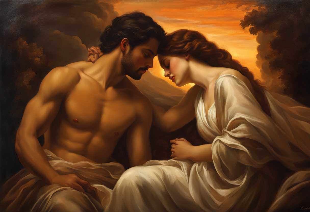 Couple-bathed-in-sunset-glow-embodying-awe-gratitude-unity-peace-and-harmony_apdx