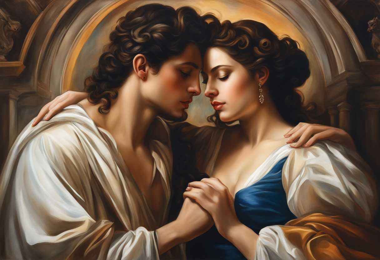 Couple-locked-in-a-tender-embrace-eyes-locked-hearts-intertwined-eternal-love_tuik