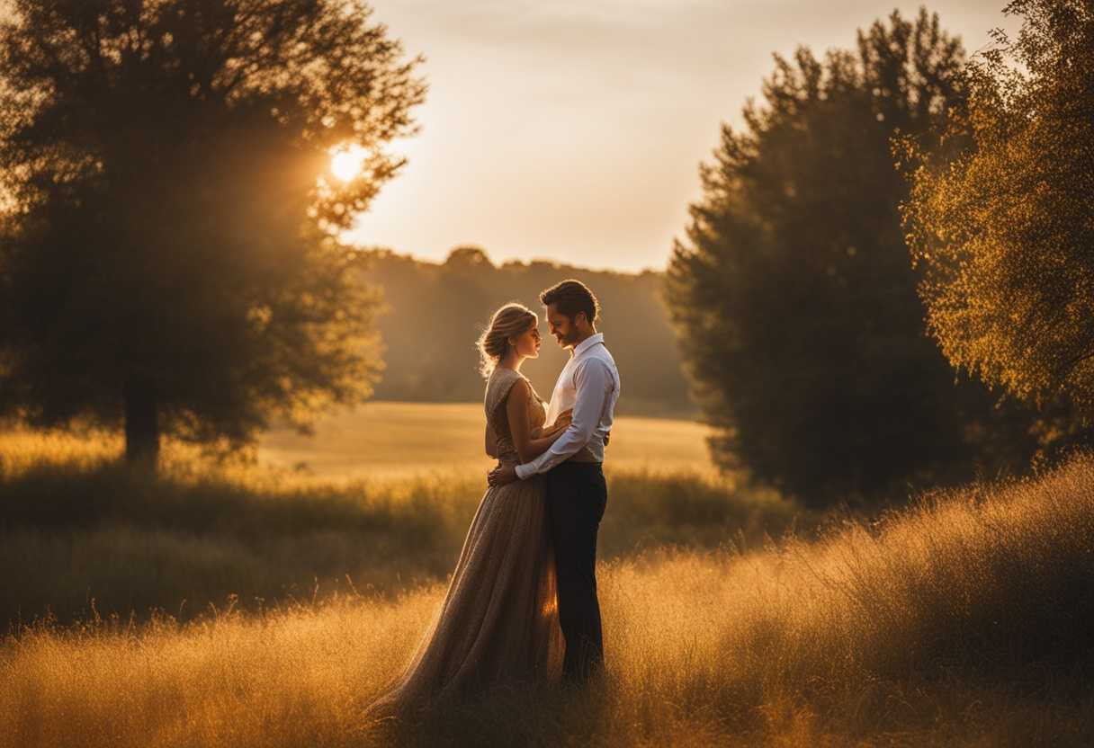 Couple-in-a-sunlit-field-tenderly-embracing-radiating-love-and-harmony-in-a-timeless-moment_fnkj