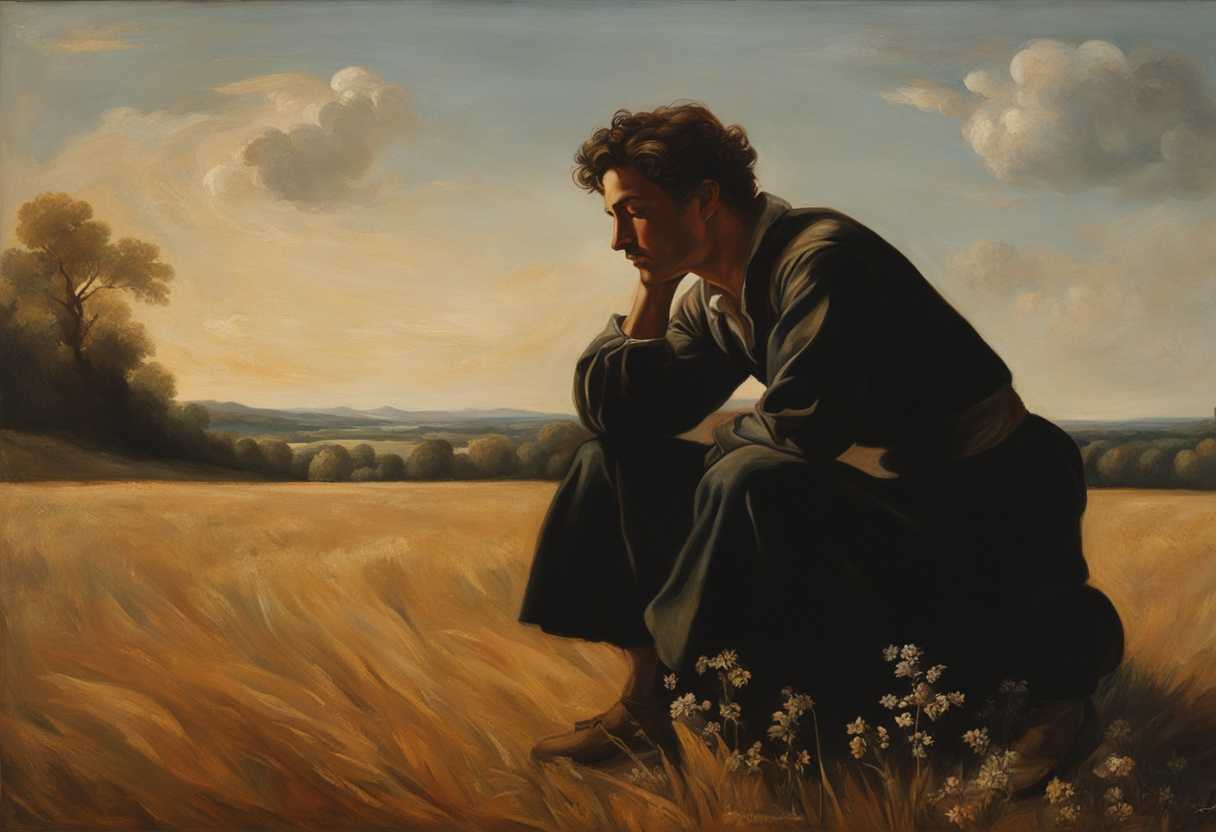 A-man-stands-in-a-sunlit-field-deep-in-thought-embodying-vulnerability-and-strength_fjdz