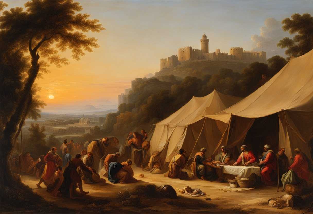 Israelites-set-up-camp-near-Tower-of-Eder-bathed-in-warm-sunset-light-embodying-resilience-and-det_qkac