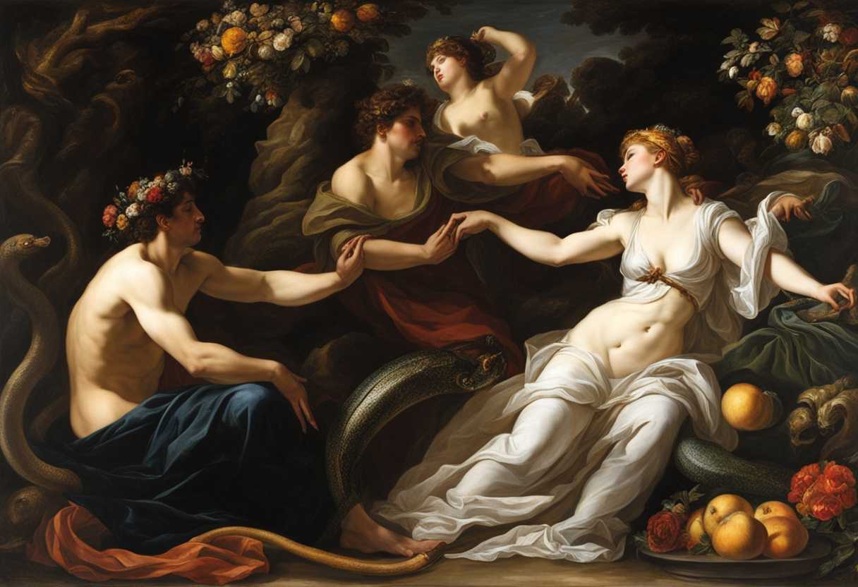 Intense-scene-in-garden-man-woman-God-serpent-fear-shame-deceit-turmoil-defiance_xwid