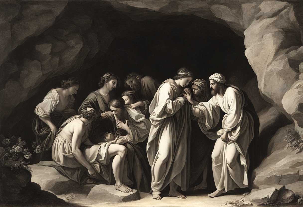 Jacob-bids-farewell-to-his-sons-and-wives-in-a-solemn-emotional-scene-in-a-cave_hwbt