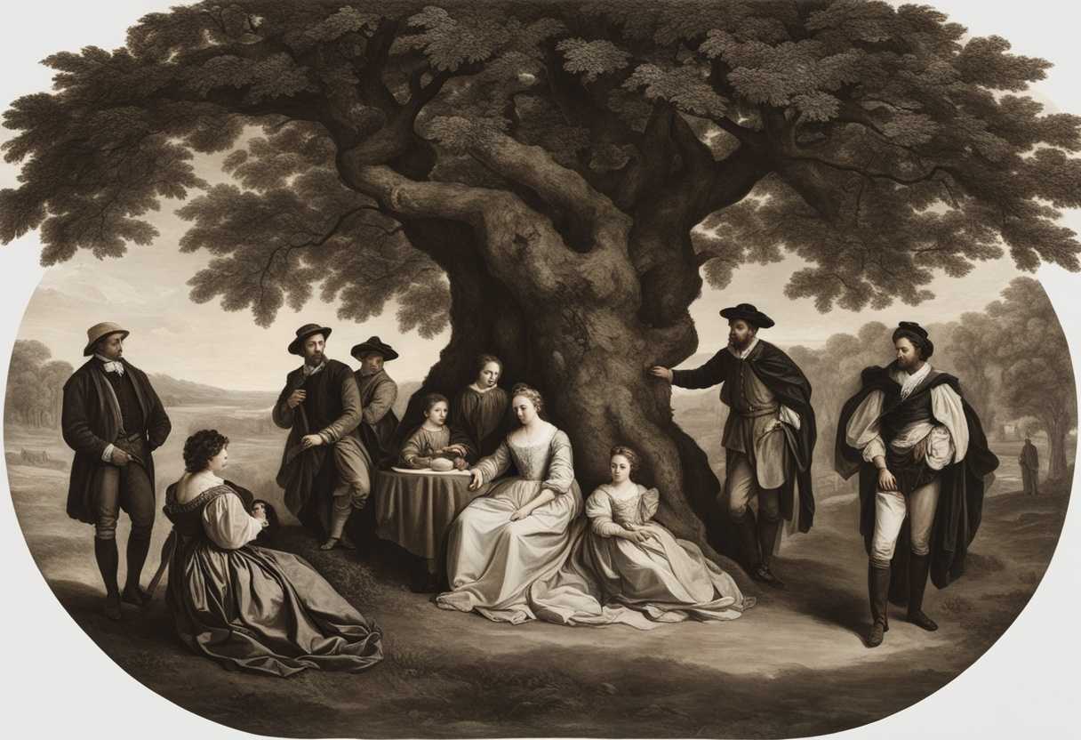 A-family-gathering-under-a-wise-old-tree-each-generation-embodying-a-different-quality_gbjl