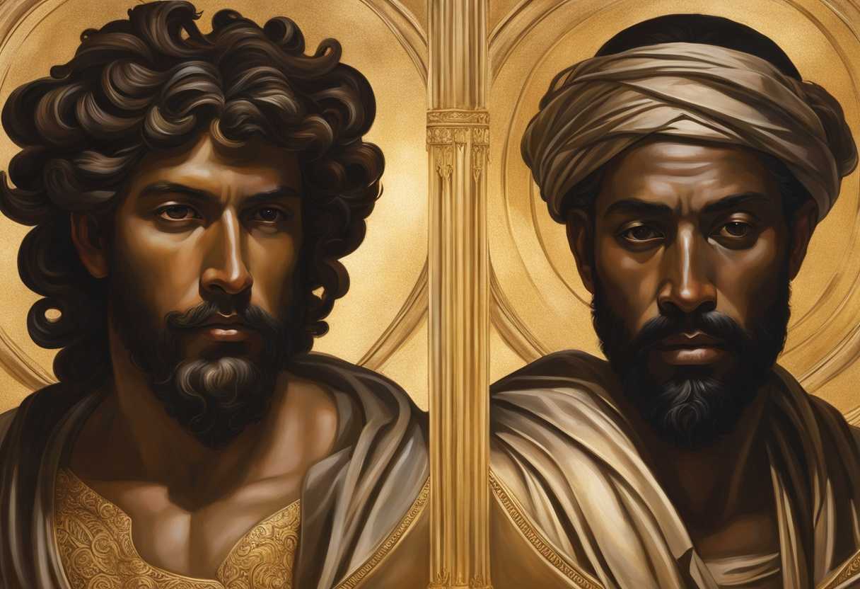 A-serene-portrait-of-Methuselah-and-Lamech-bathed-in-golden-light-exuding-wisdom-and-strength_cxux