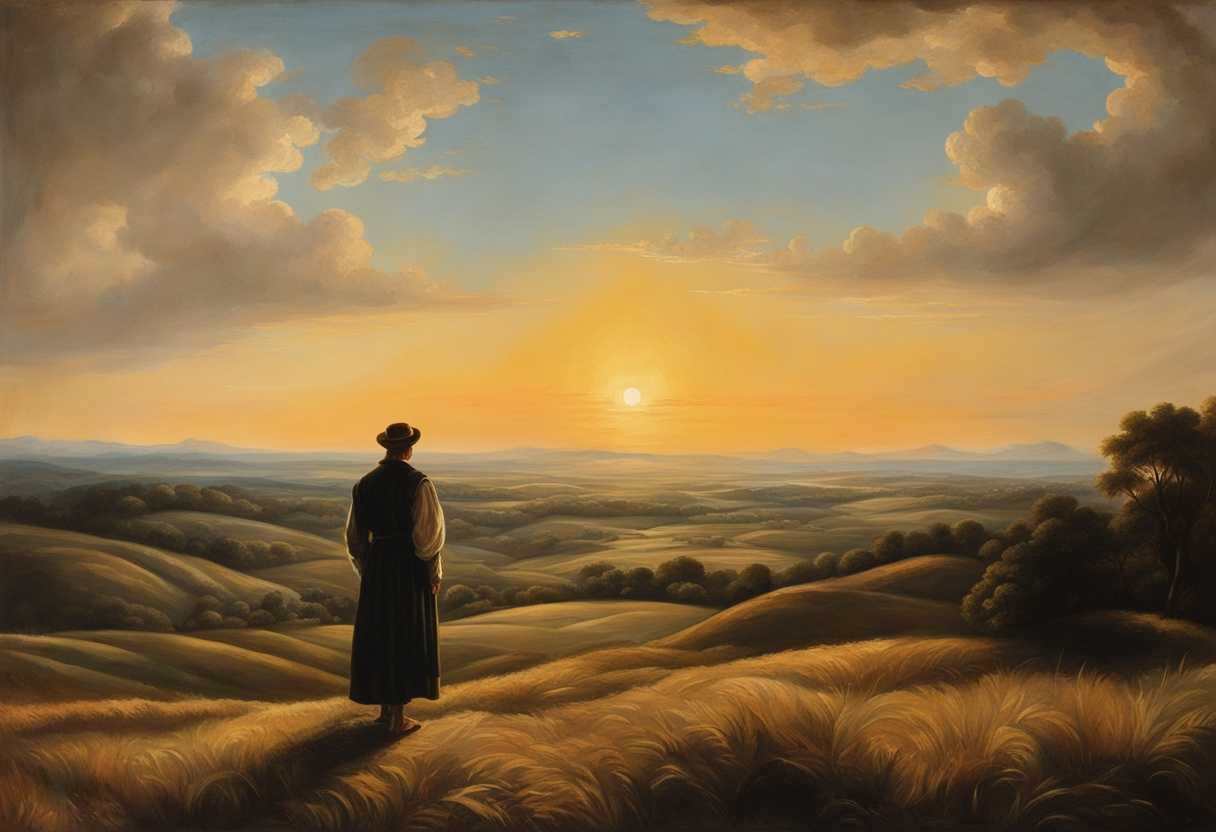 A-figure-stands-in-a-vast-landscape-gazing-confidently-into-the-warm-sun's-glow_ulcs