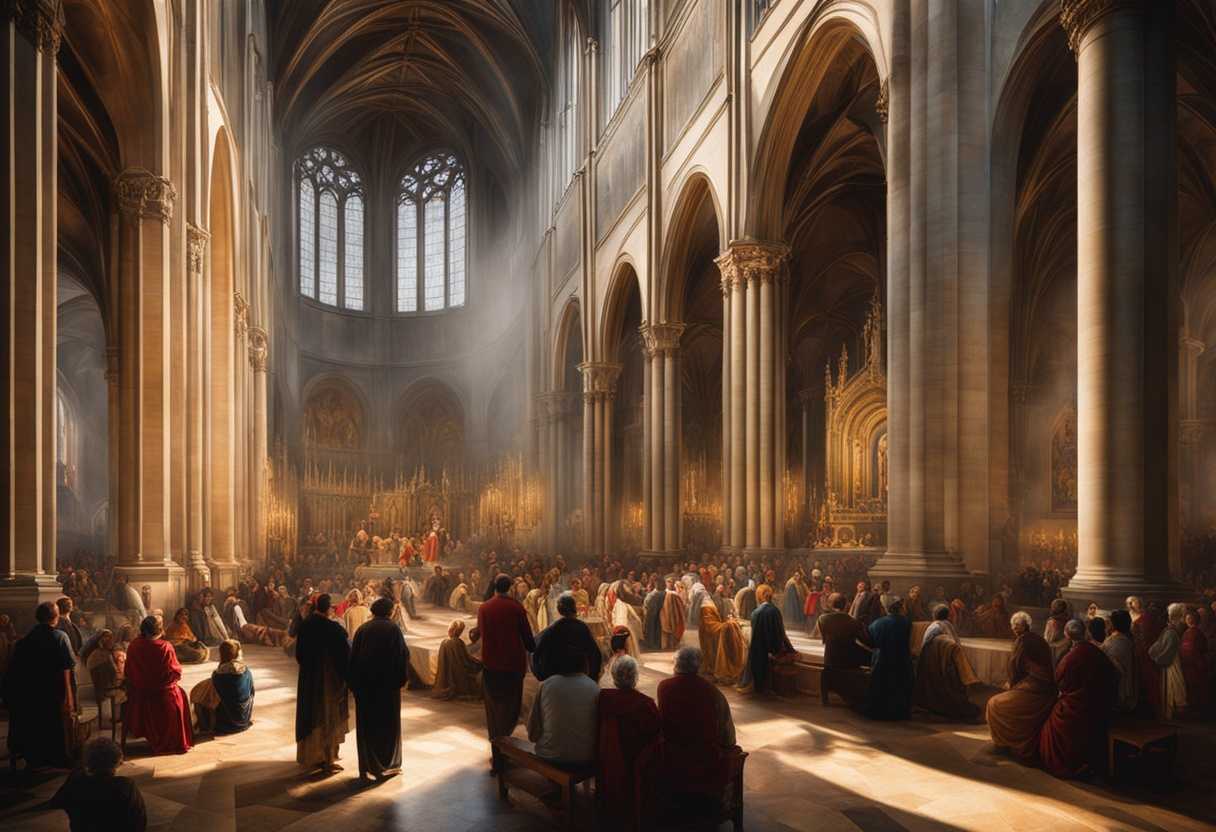 People-gather-in-a-cathedral-bathed-in-soft-light-blending-tradition-with-contemporary-worship_lyna