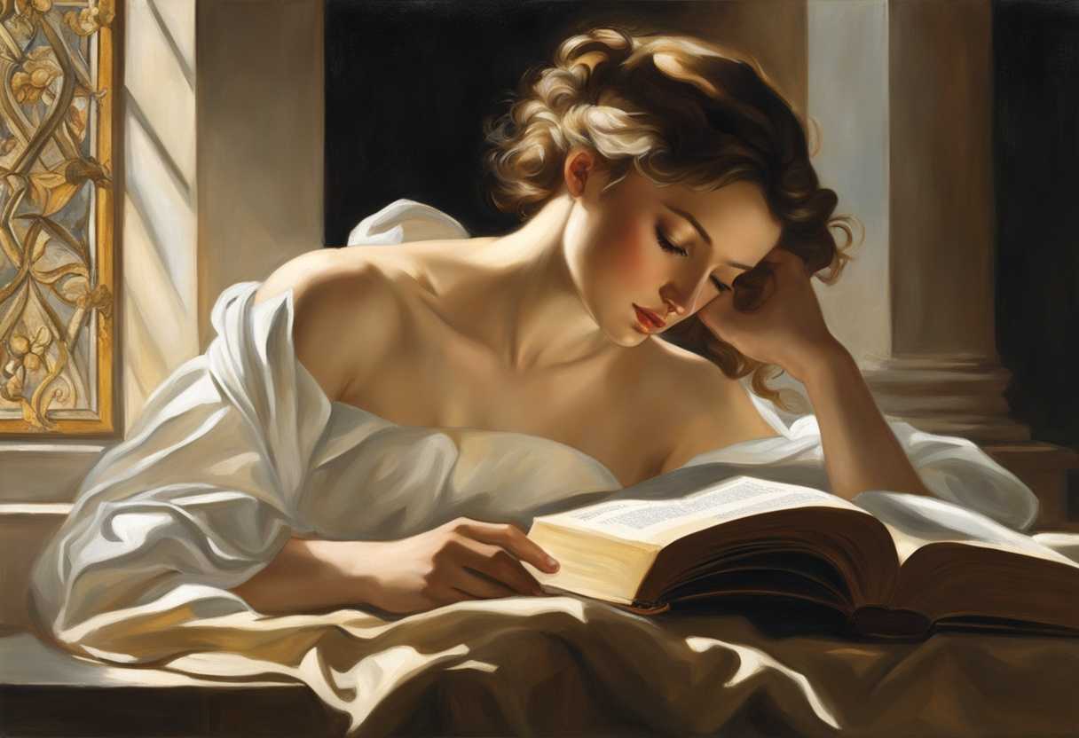 Serene-figure-absorbed-in-book-bathed-in-sunlight-surrounded-by-peaceful-stillness_ptub