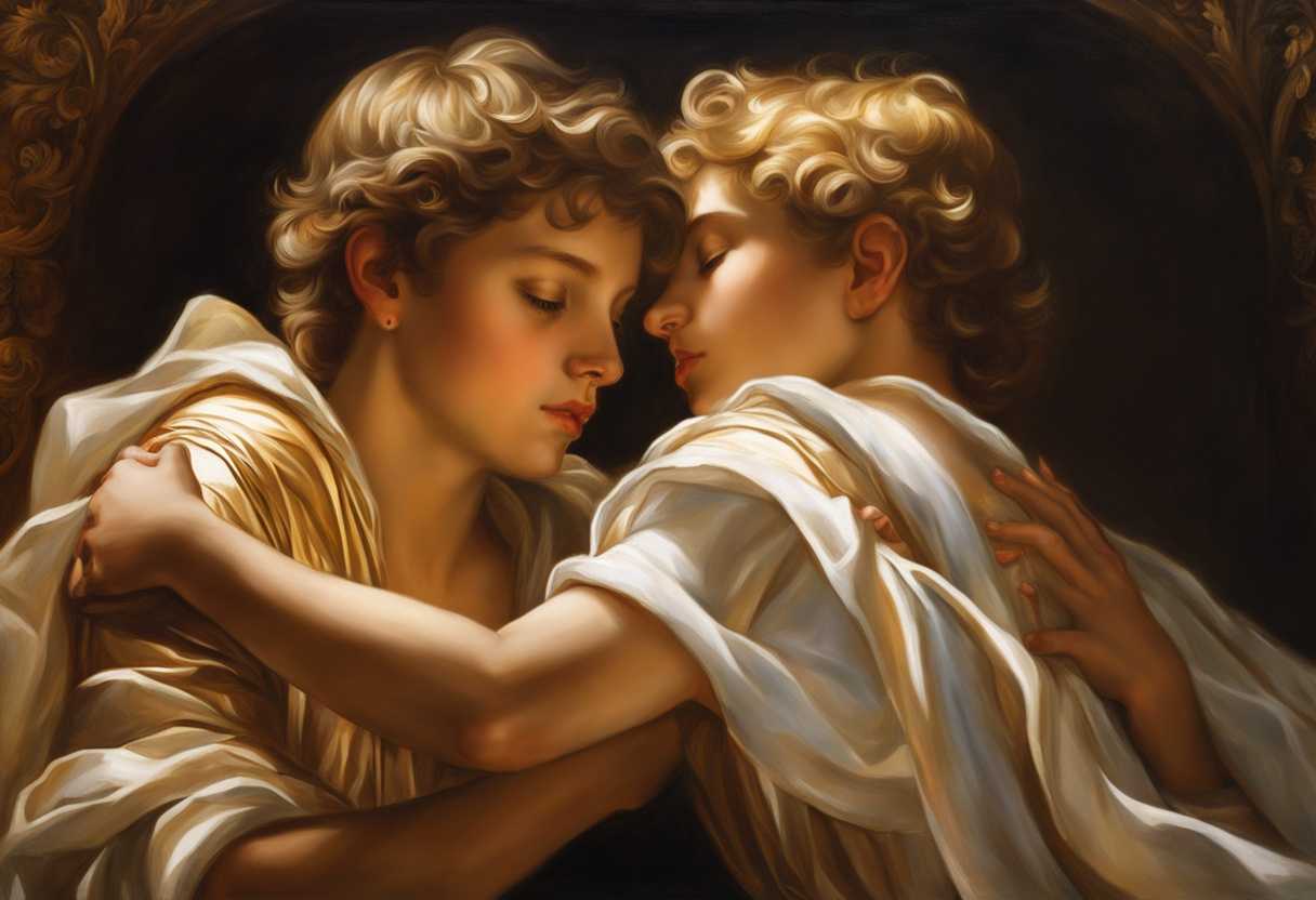 Two-brothers-embrace-in-golden-light-evoking-a-classic-Renaissance-painting-with-timeless-affection_jjew