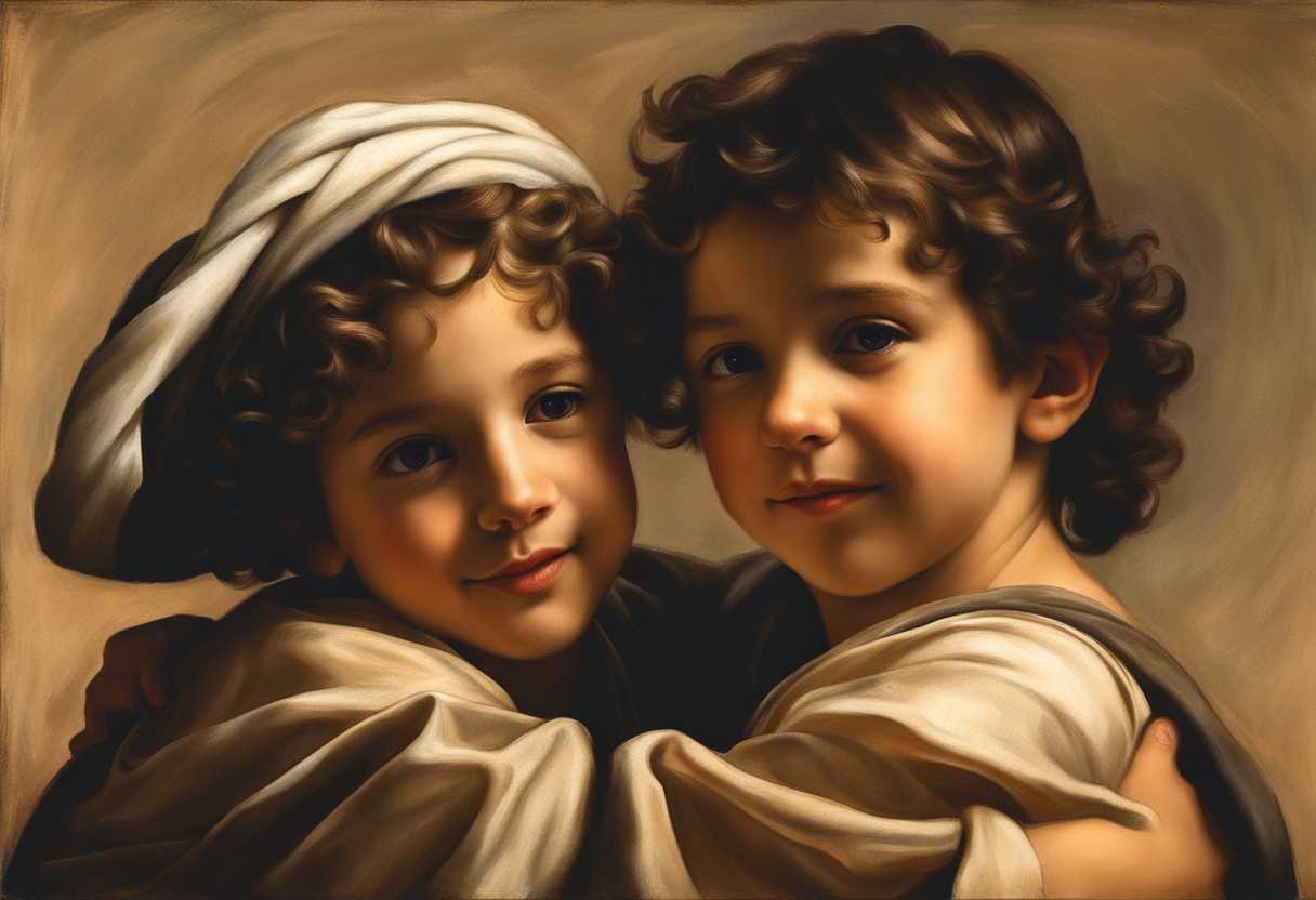 Two-brothers-share-a-warm-embrace-smiling-genuinely-bathed-in-soft-natural-light_btqk