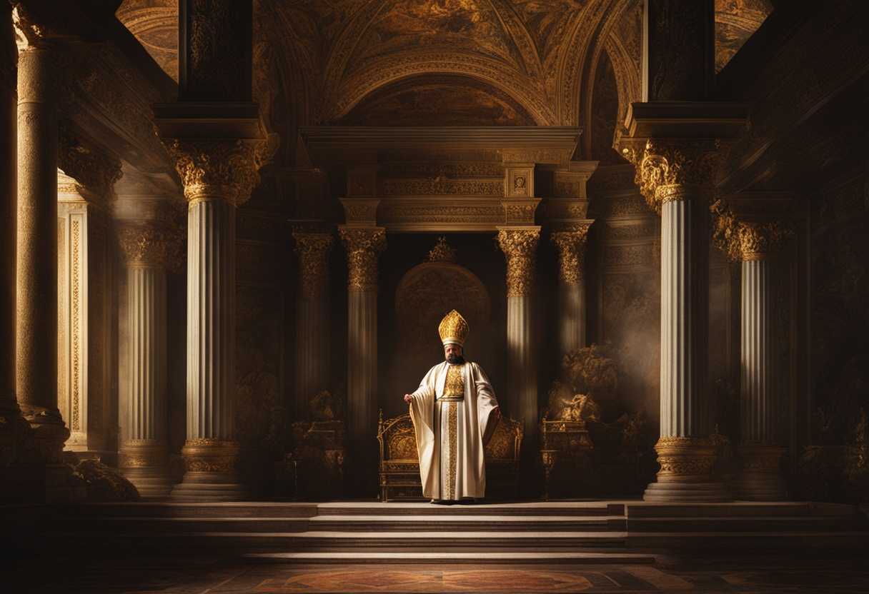High-priest-stands-in-dimly-lit-temple-radiating-authority-and-resolve-embodying-ancient-wisdom_fqkv