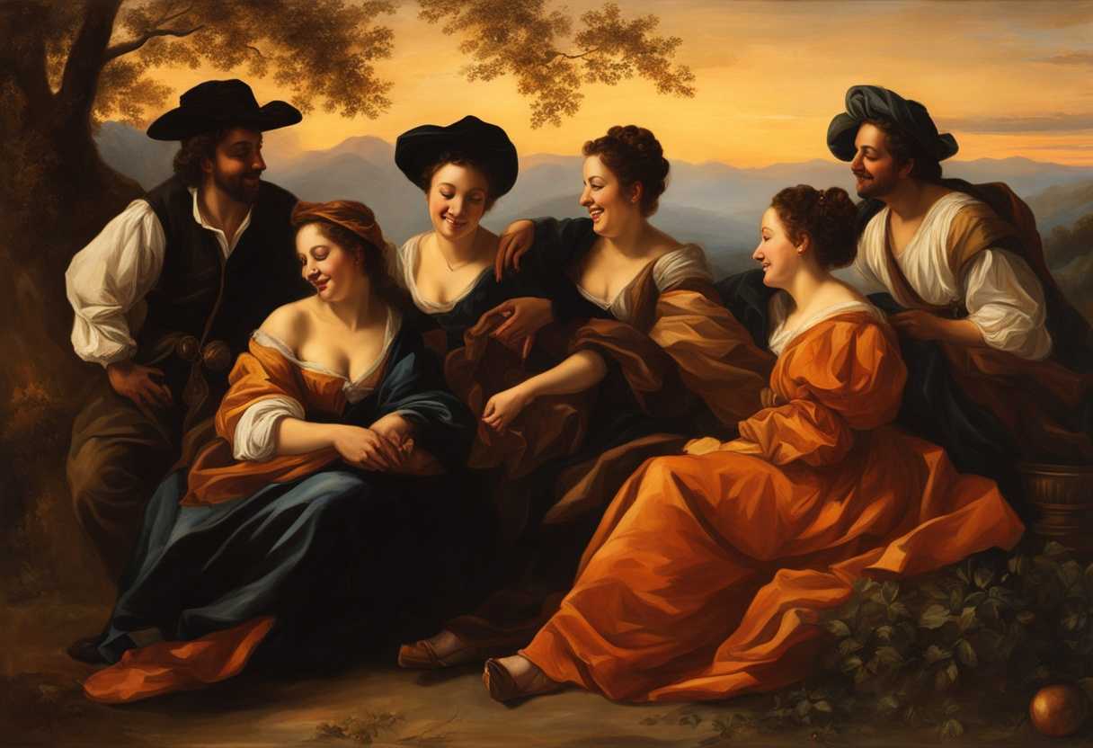 A-diverse-group-of-friends-basking-in-a-sunset-sharing-laughter-and-creating-lasting-memories_gcts