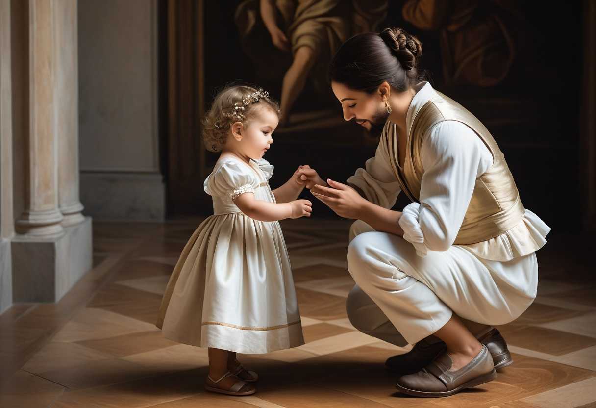 Parent-gently-guides-child's-first-steps-embracing-trust-and-love-capturing-heartwarming-bond_ssvp