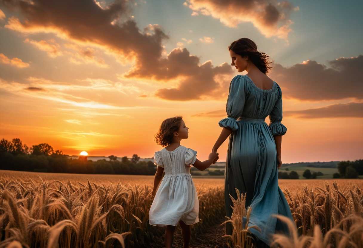 A-child-and-parent-explore-a-field-at-sunset-filled-with-wonder-love-and-protection_cxix