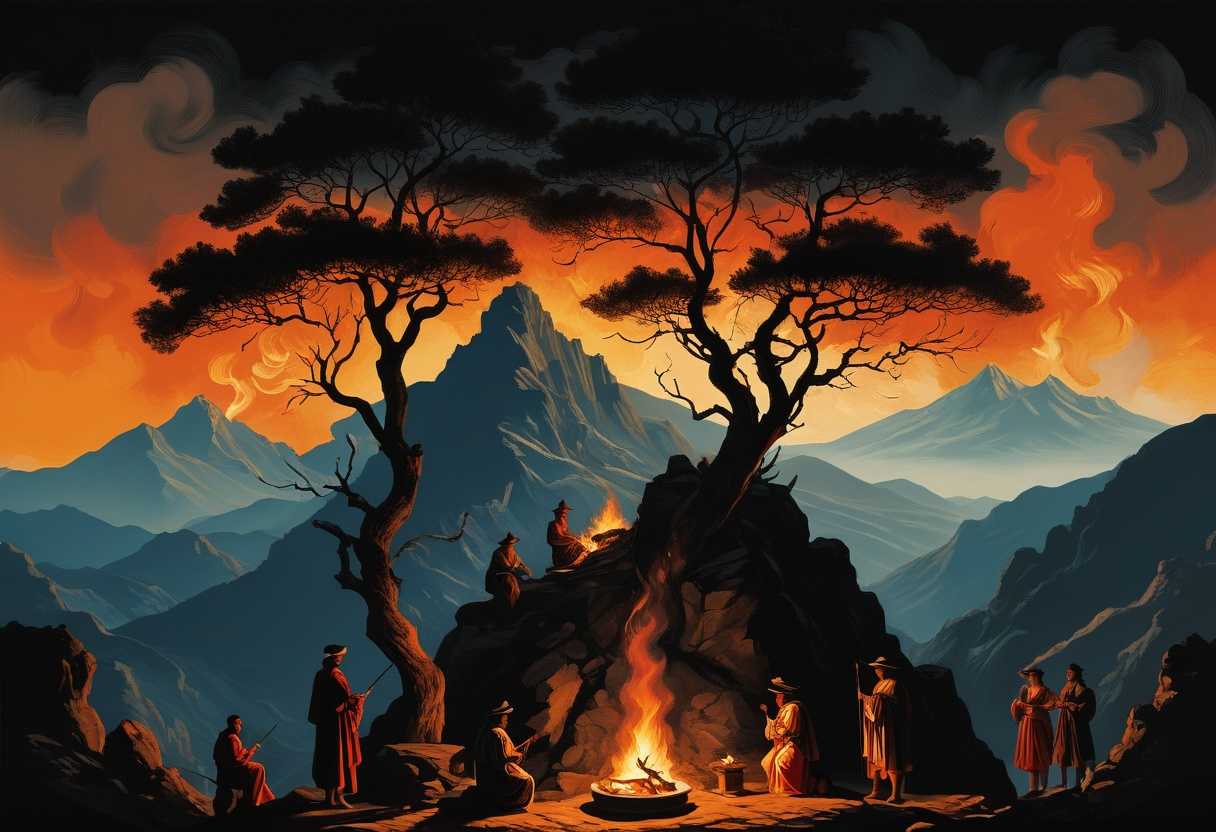 Silhouetted-figures-on-mountain-peaks-burning-offerings-ancient-trees-flickering-flames-sacred-r_mqzp