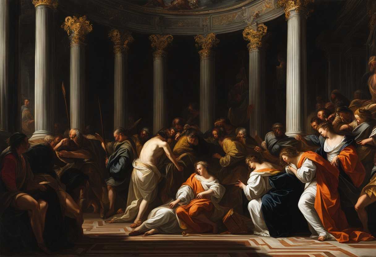 Individuals-bowing-before-a-majestic-throne-bathed-in-dramatic-light-exuding-reverence-and-submiss_ldpr