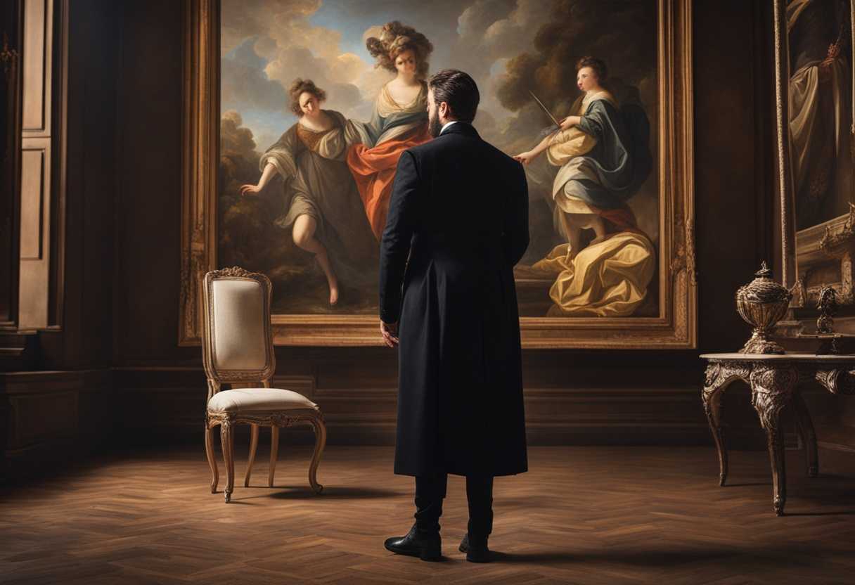 A-confident-artist-stands-tall-surrounded-by-delicate-art-under-dramatic-lighting_iltw