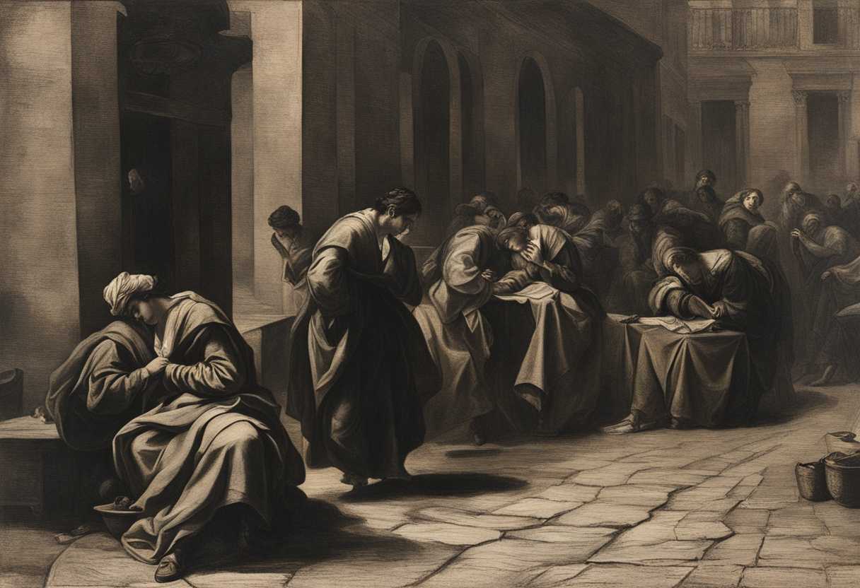 People-in-dimly-lit-streets-faces-etched-with-despair-lacking-wine-exuding-sorrow-and-longing_sjqs