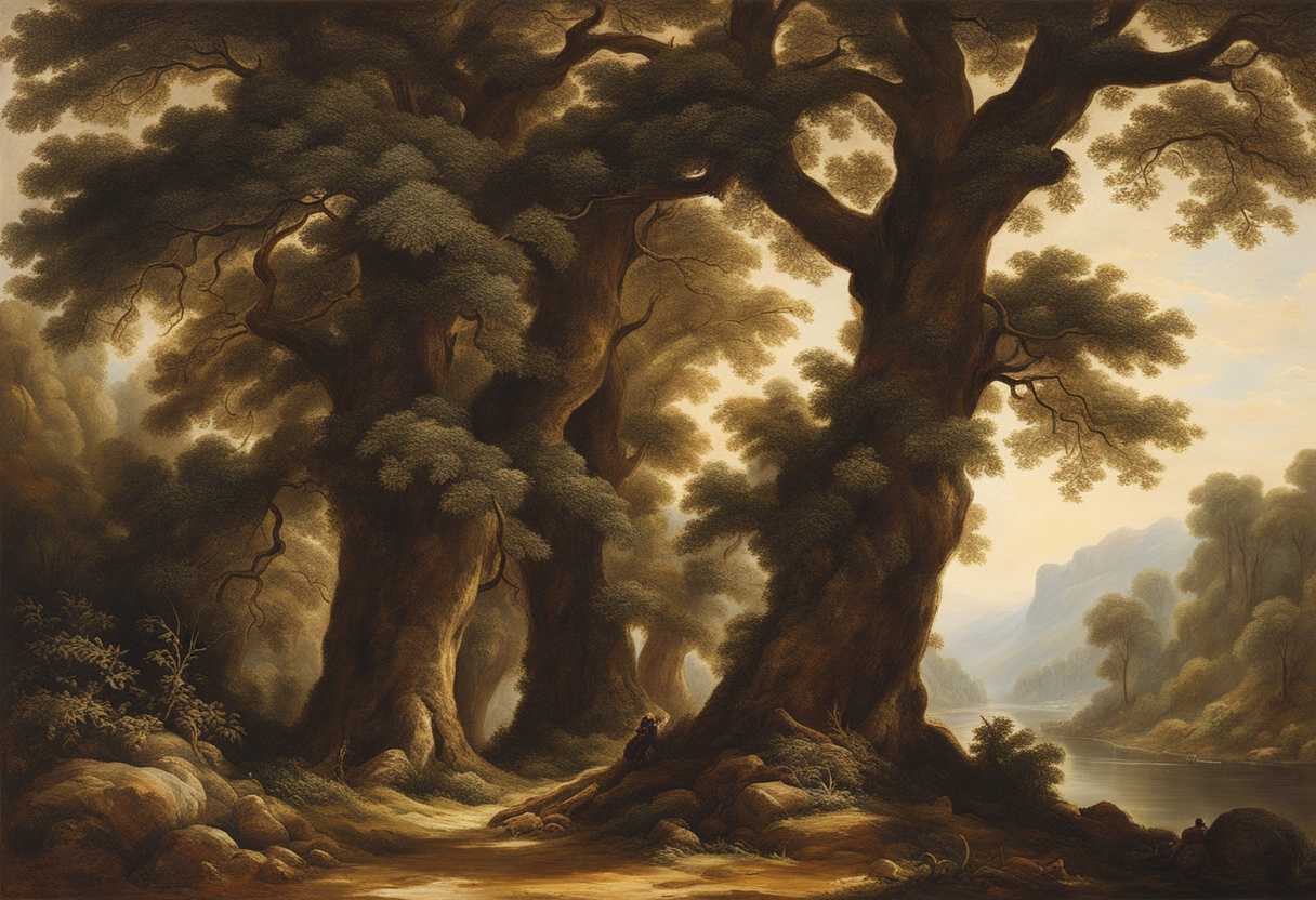 Tall-cedars-and-oaks-stand-proud-reaching-for-the-sky-embodying-timeless-beauty-in-nature_pcme