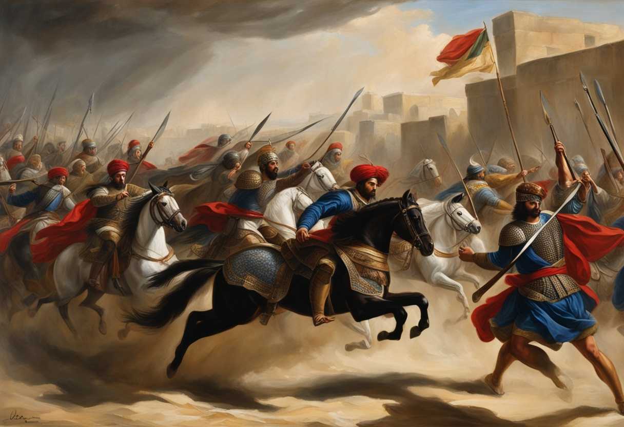 Assyrian-soldiers-flee-in-panic-as-an-unseen-force-approaches-leaving-behind-their-standard_gwvq