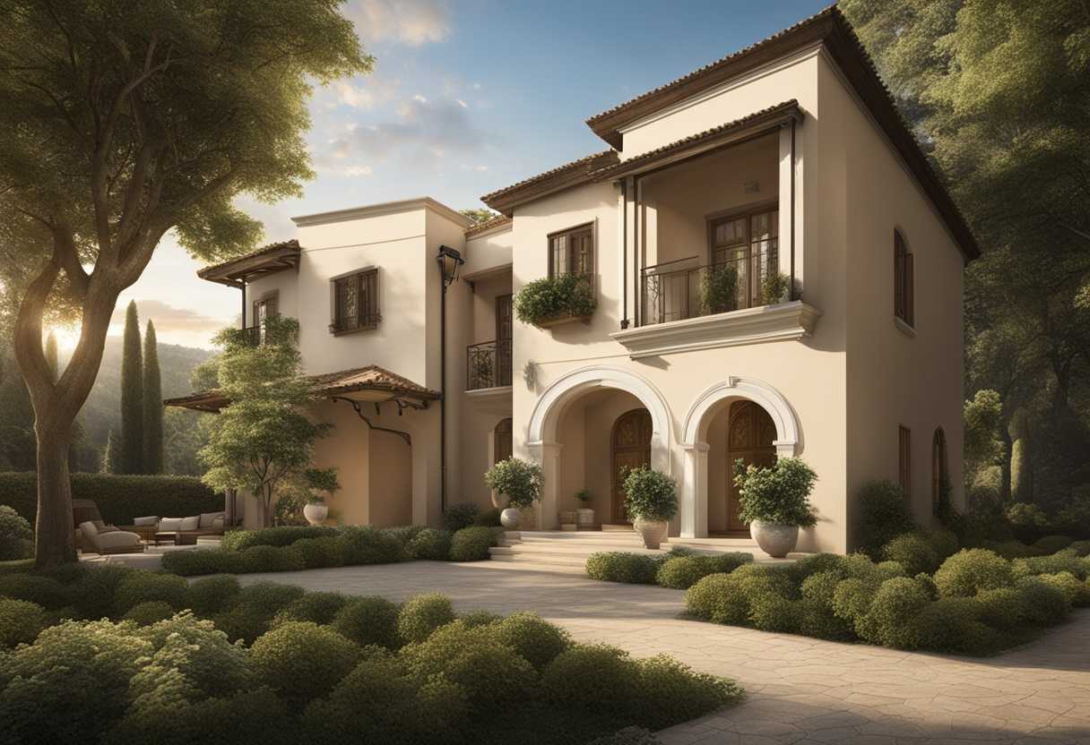 A-serene-scene-with-secure-homes-tranquil-surroundings-and-inviting-ambiance-exuding-peace-and-tru_wwoa