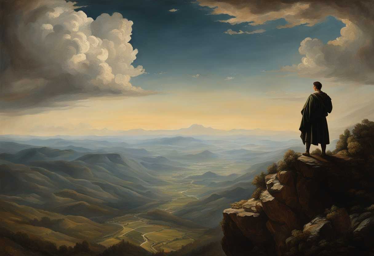A-person-gazes-from-a-mountaintop-feeling-small-beneath-vast-sky-and-earth_tsqv