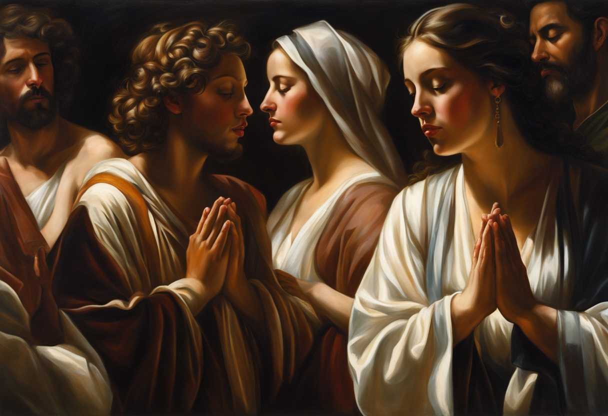 A-diverse-group-of-individuals-in-prayer-bathed-in-soft-light-exuding-peace-and-reverence_ftio