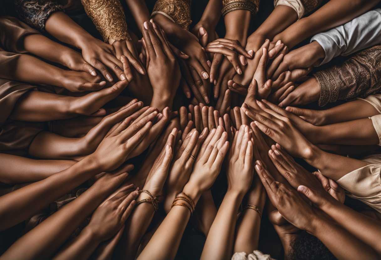 Diverse-group-of-people-united-in-prayer-eyes-closed-hands-raised-feeling-divine-presence_rtty
