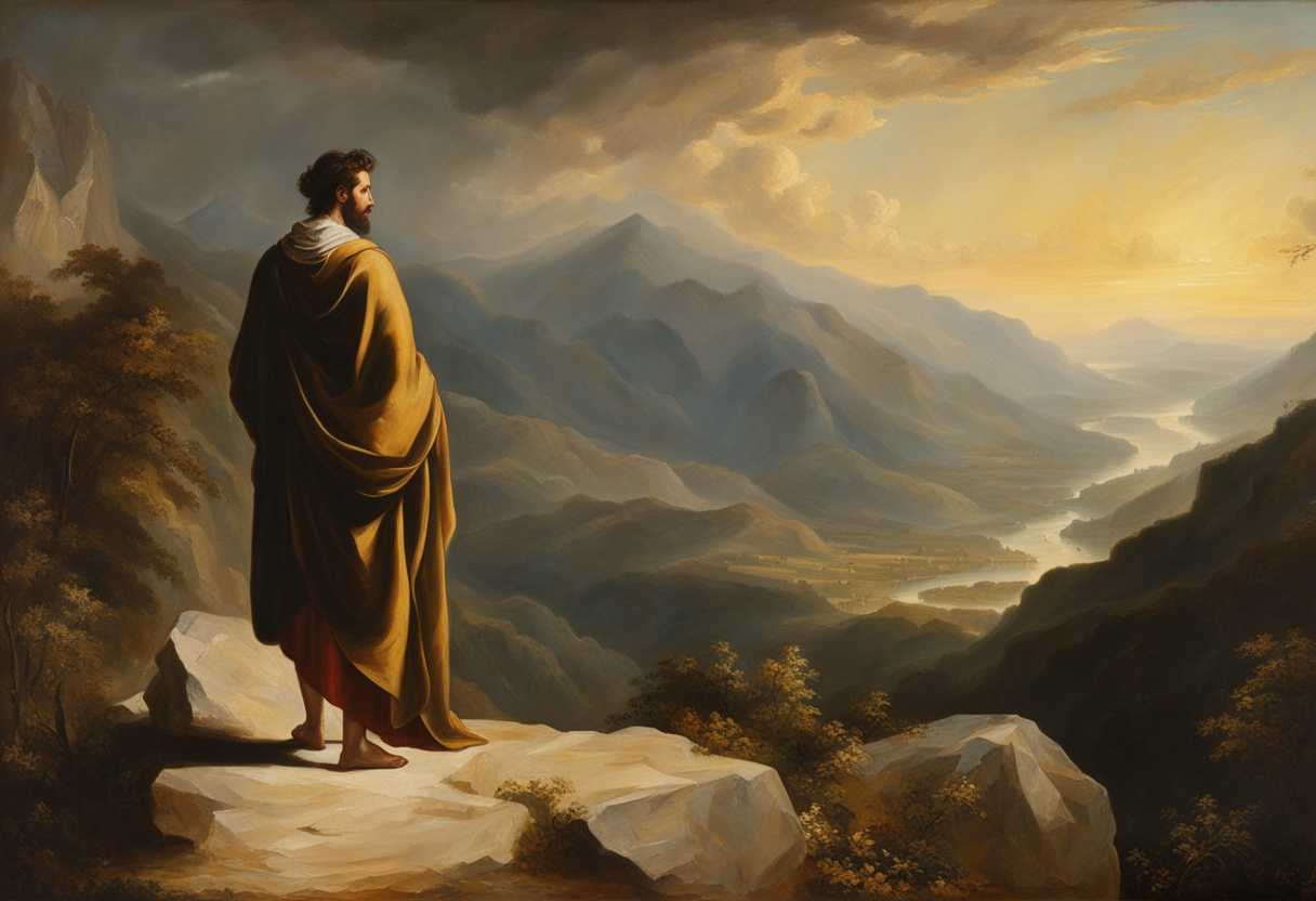 Solitary-figure-stands-in-golden-light-surrounded-by-majestic-mountains-and-valleys-contemplating-_jzvd