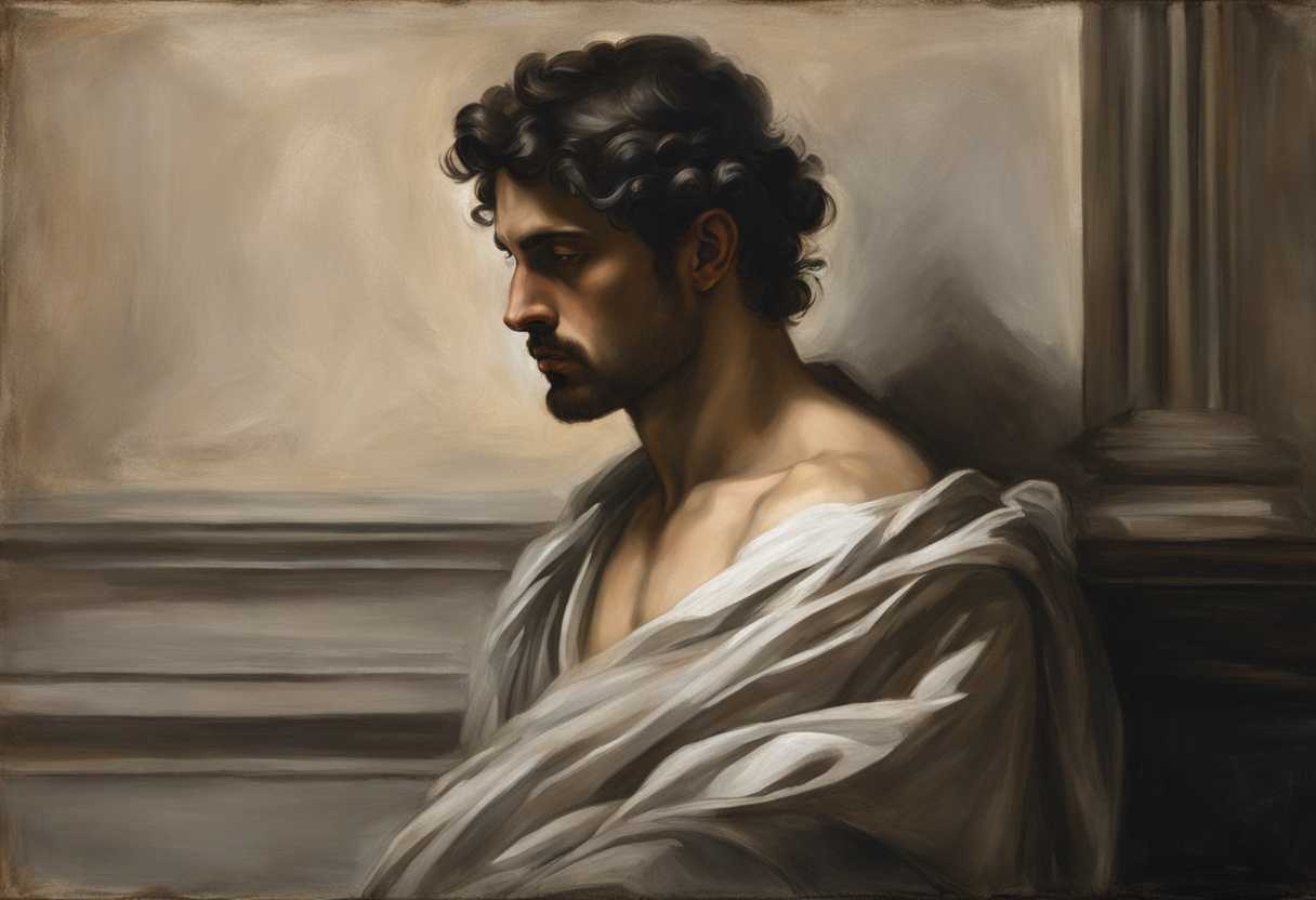 A-man-with-a-solemn-expression-deep-sorrow-and-vulnerability-bathed-in-subdued-lighting_tiae