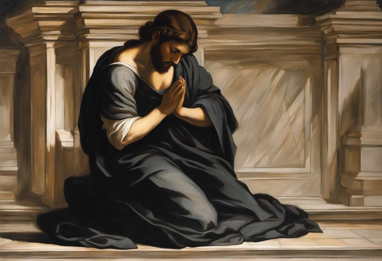 A-solemn-figure-kneels-in-prayer-bathed-in-light-embodying-sacrifice-and-redemption_ynpt