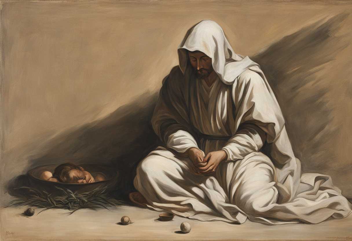 A-person-kneeling-in-sackcloth-and-ashes-fasting-to-break-yokes-in-deep-reverence_krzi