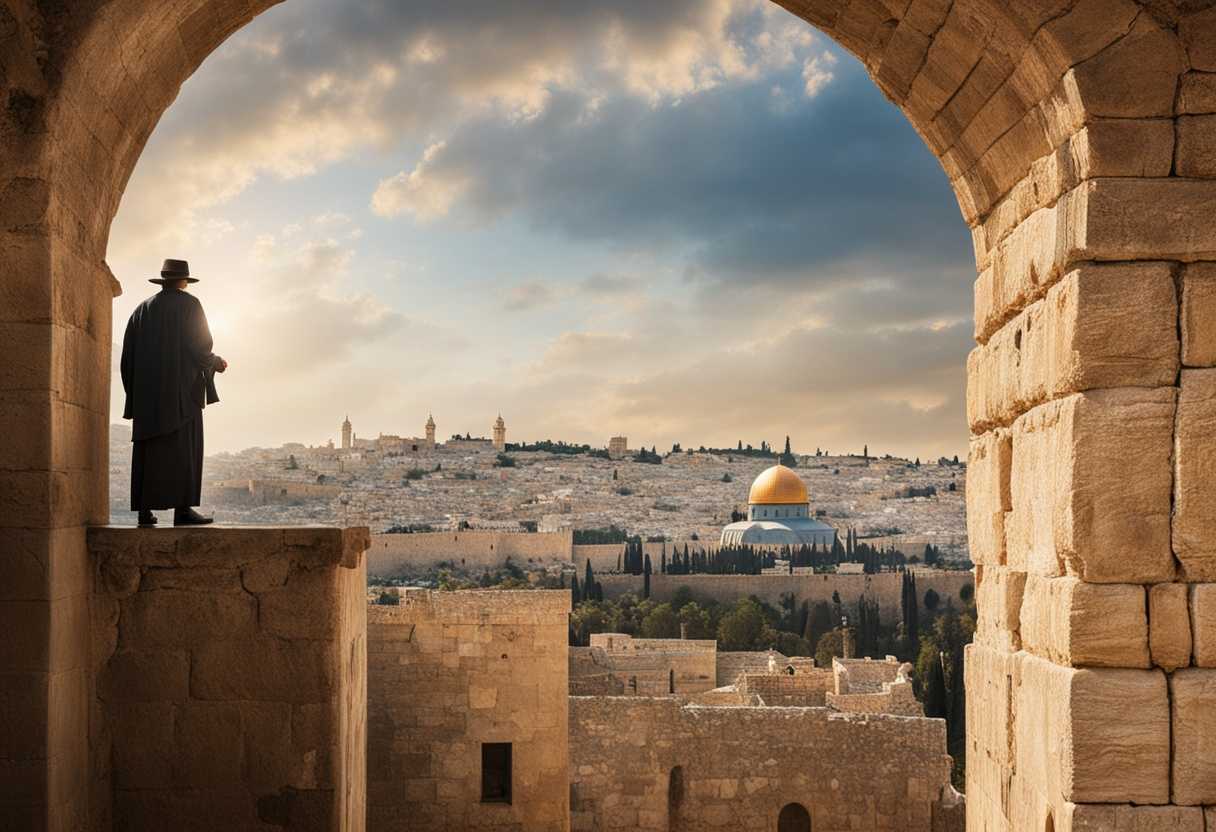 A-man-stands-before-Jerusalem's-ancient-walls-and-modern-skyline-embodying-strength-purpose-and-h_jmqw