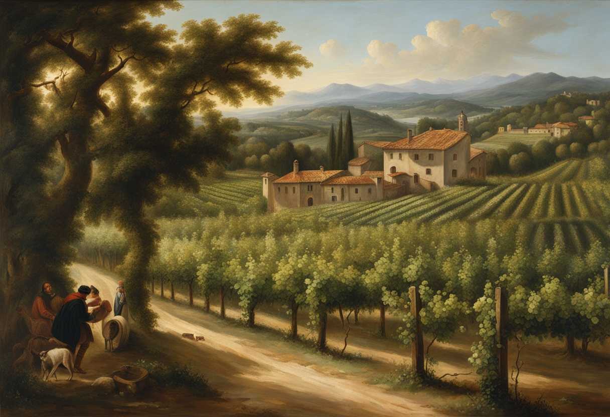 Peaceful-community-thrives-with-people-building-tending-vineyards-and-coexisting-with-diverse-anim_yfcl