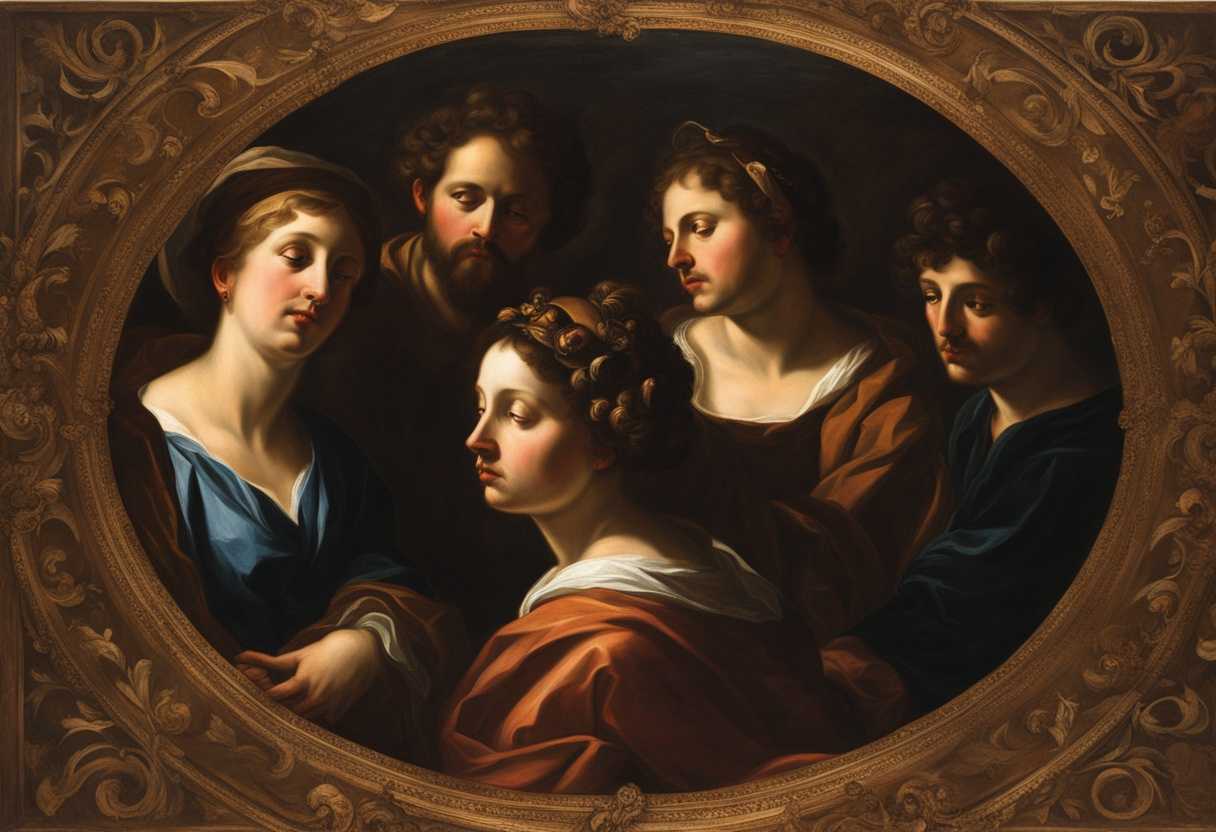 A-group-of-people-in-a-semi-circle-faces-illuminated-by-light-deep-in-thought_jjha