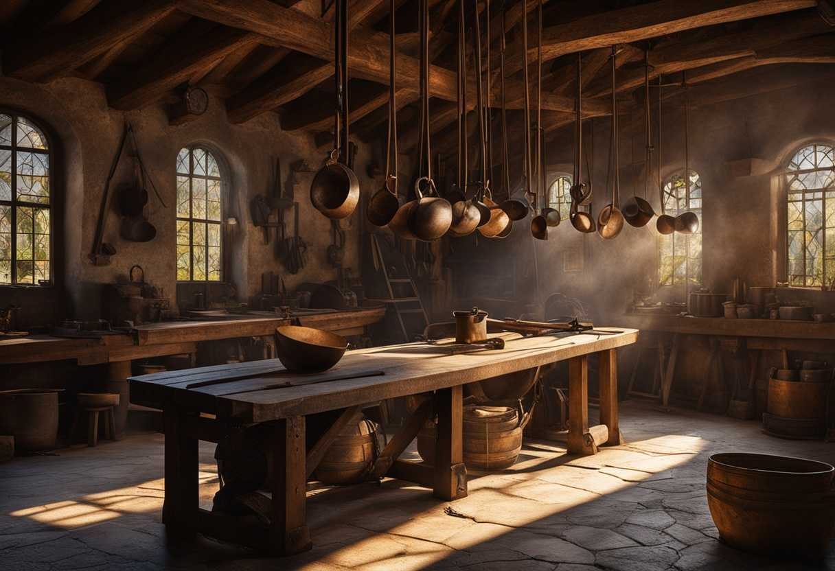 A-blacksmith's-workshop-sunlight-dances-on-metal-straps-yoke-bars-and-intricate-details_yrli