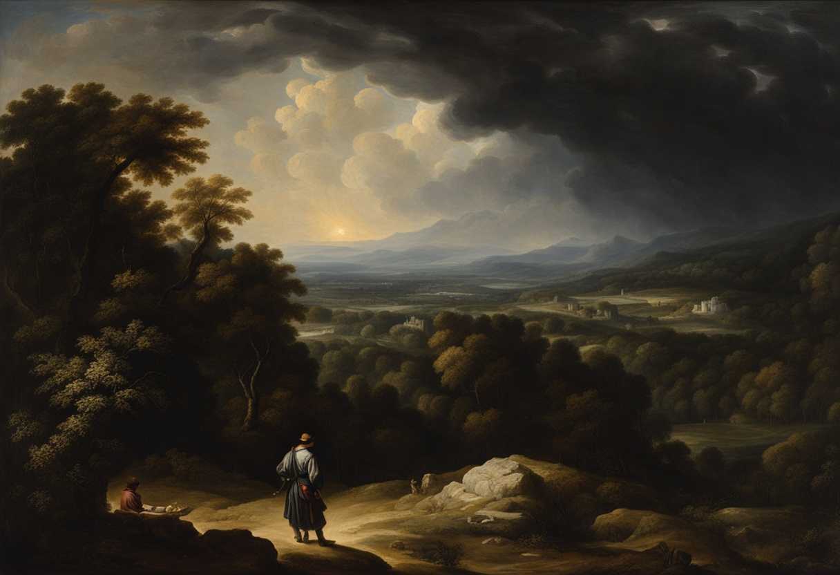 A-lone-figure-watches-as-a-predator-stalks-its-prey-under-ominous-skies_jyuk