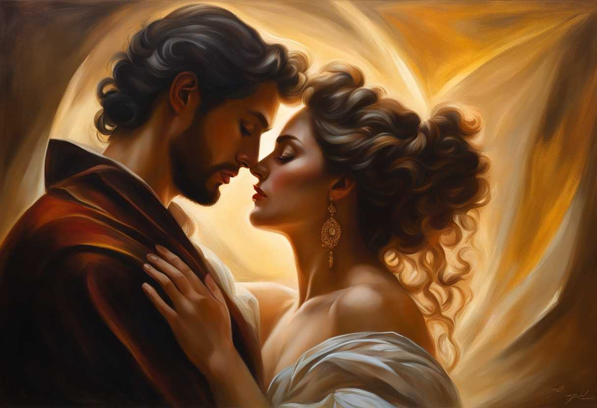 A-couple-in-a-warm-embrace-under-golden-light-exuding-passion-and-tenderness_xivj