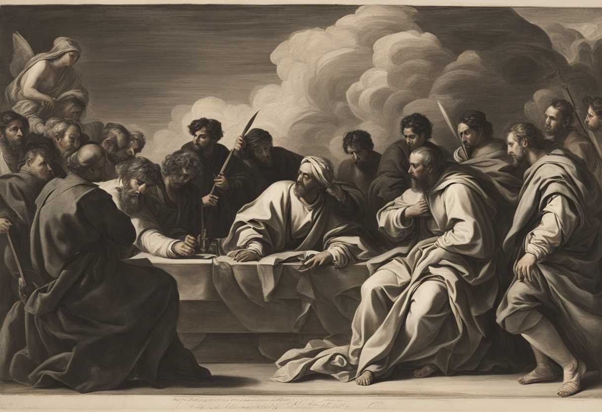 A-group-of-religious-figures-in-turmoil-surrounded-by-silence-and-uncertainty-contemplating-rebell_ulao
