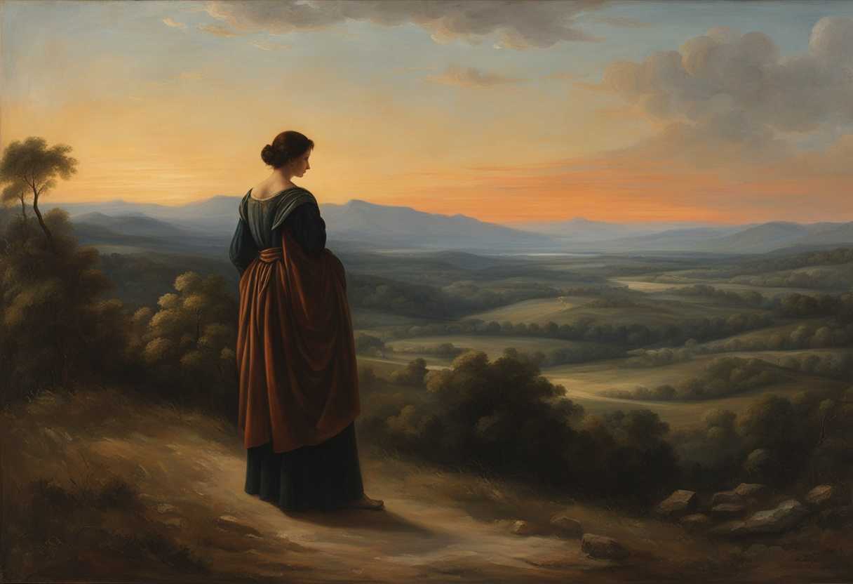 A-lone-figure-stands-in-a-serene-landscape-at-sunset-embodying-strength-and-tranquility_uxyk