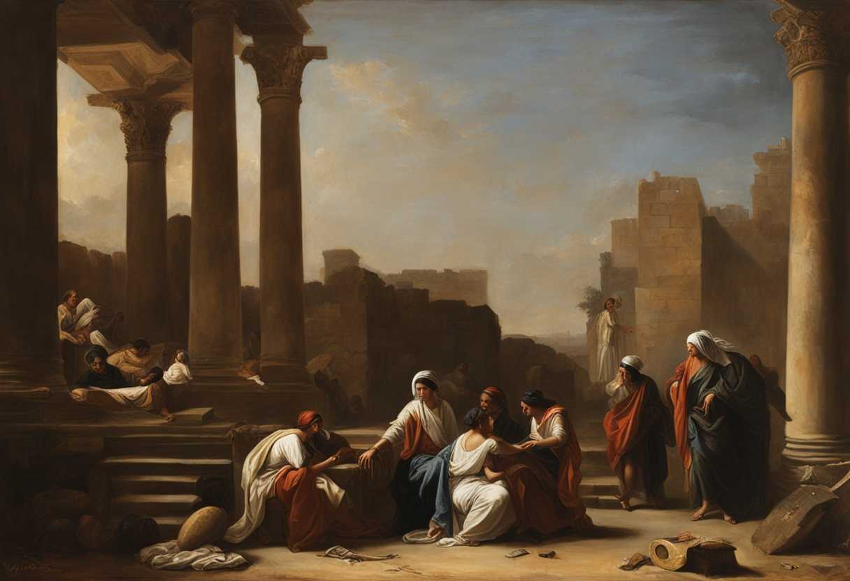 Modern-Egyptians-living-among-ancient-ruins-reflecting-on-history-contrasting-daily-life-with-hist_wzkf