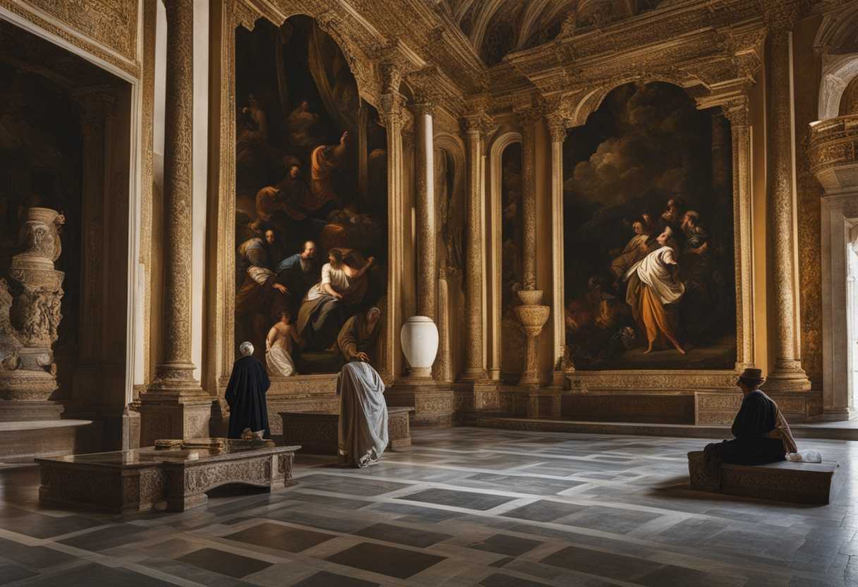 Foreign-visitors-in-a-sacred-temple-evoking-a-mix-of-reverence-and-discomfort_sizc