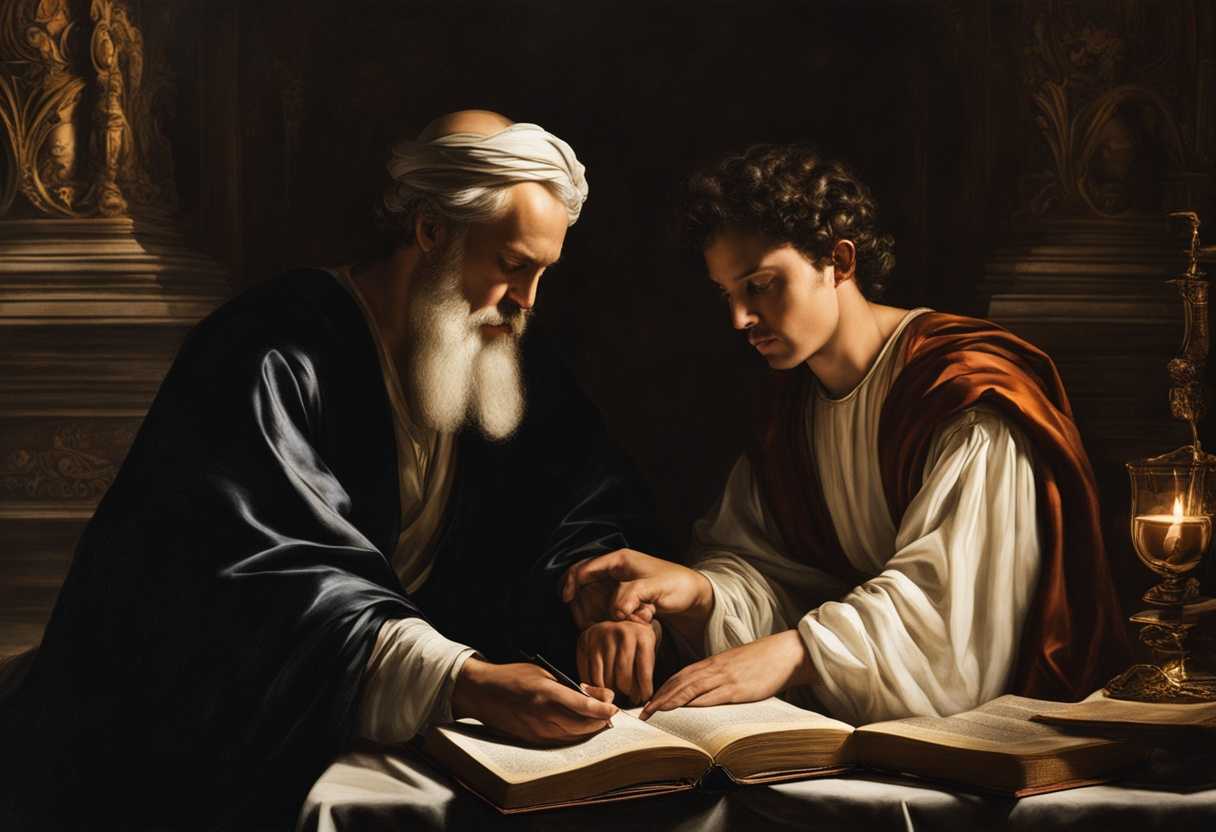 Jeremiah-and-Seraiah-exchange-a-sacred-book-in-ancient-setting-with-dramatic-lighting_ymcs