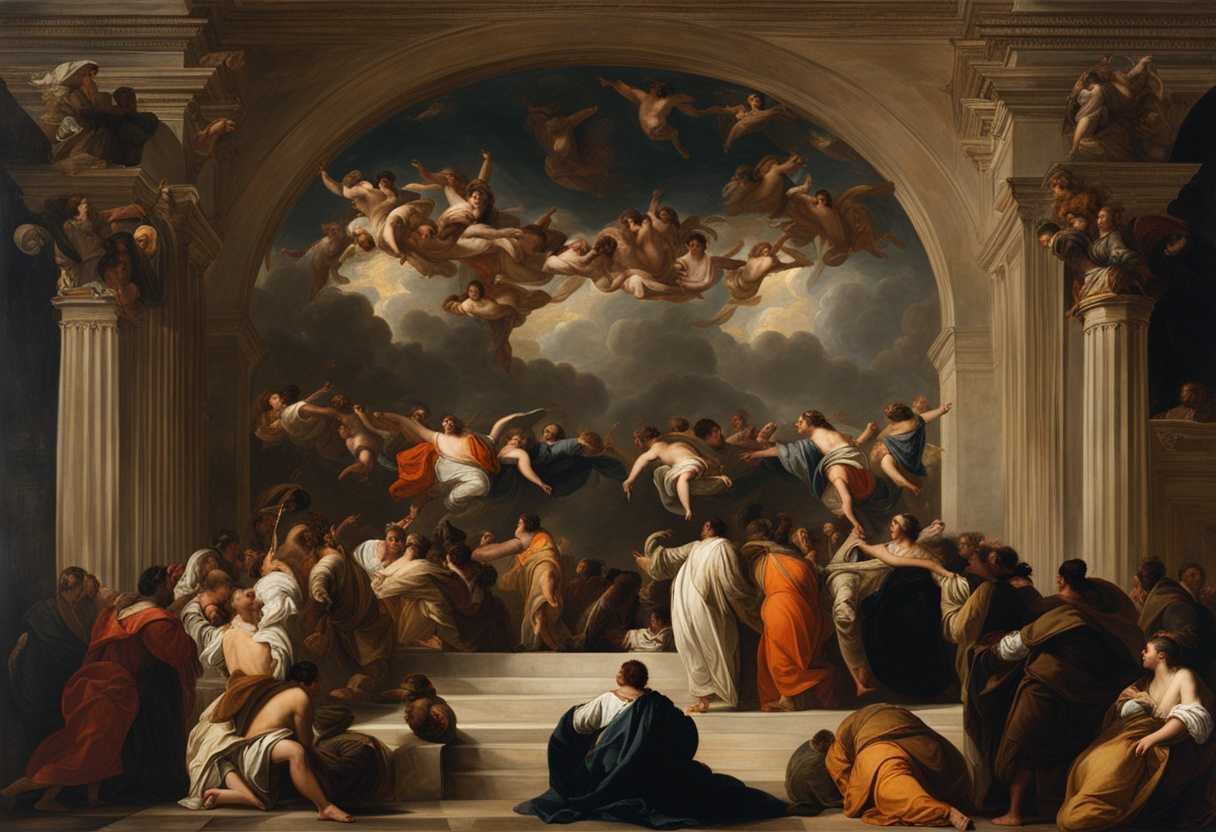 Worshippers-gaze-up-in-awe-at-the-heavens-embodying-faith-humility-and-reverence_zkpf